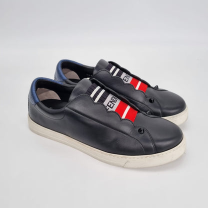 Fendi Sneakers Mix Baino Lamin Fil Nero Size 38/24,5