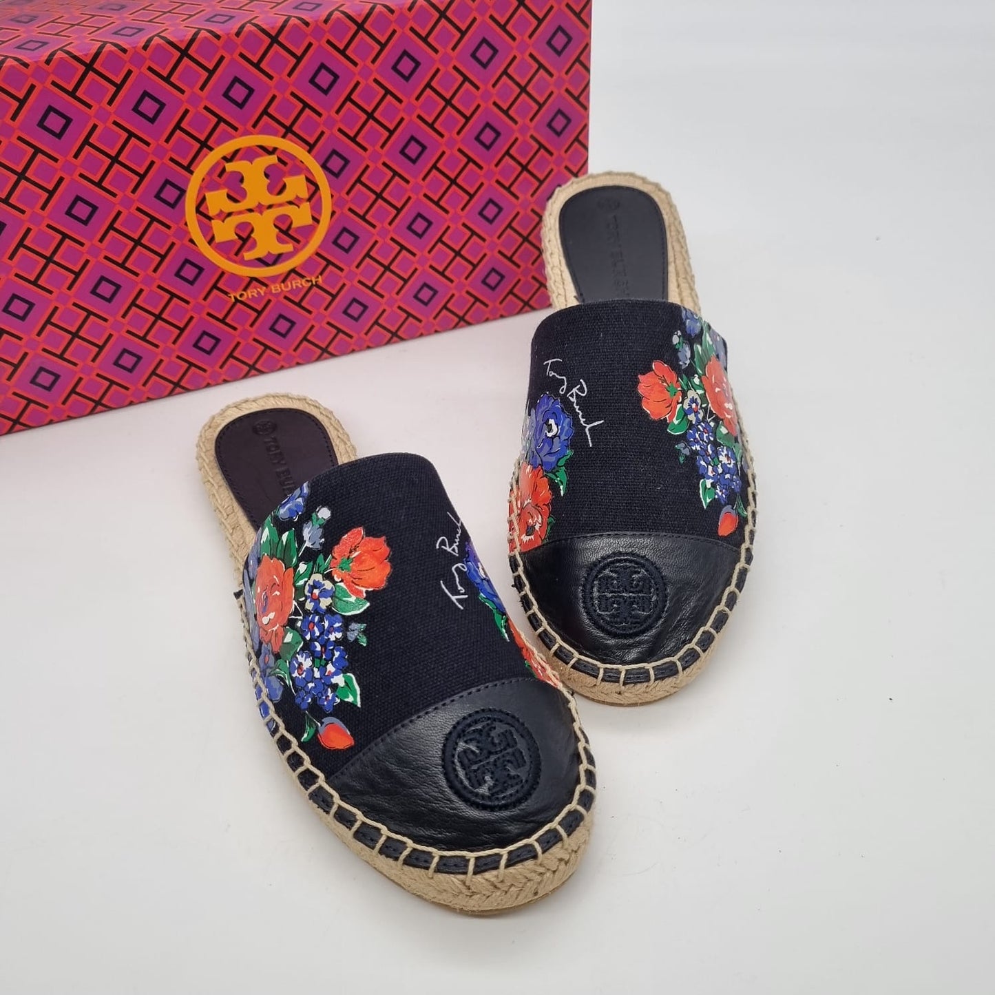 Tory Burch Mules Espa Flower Size 6,5/23,5