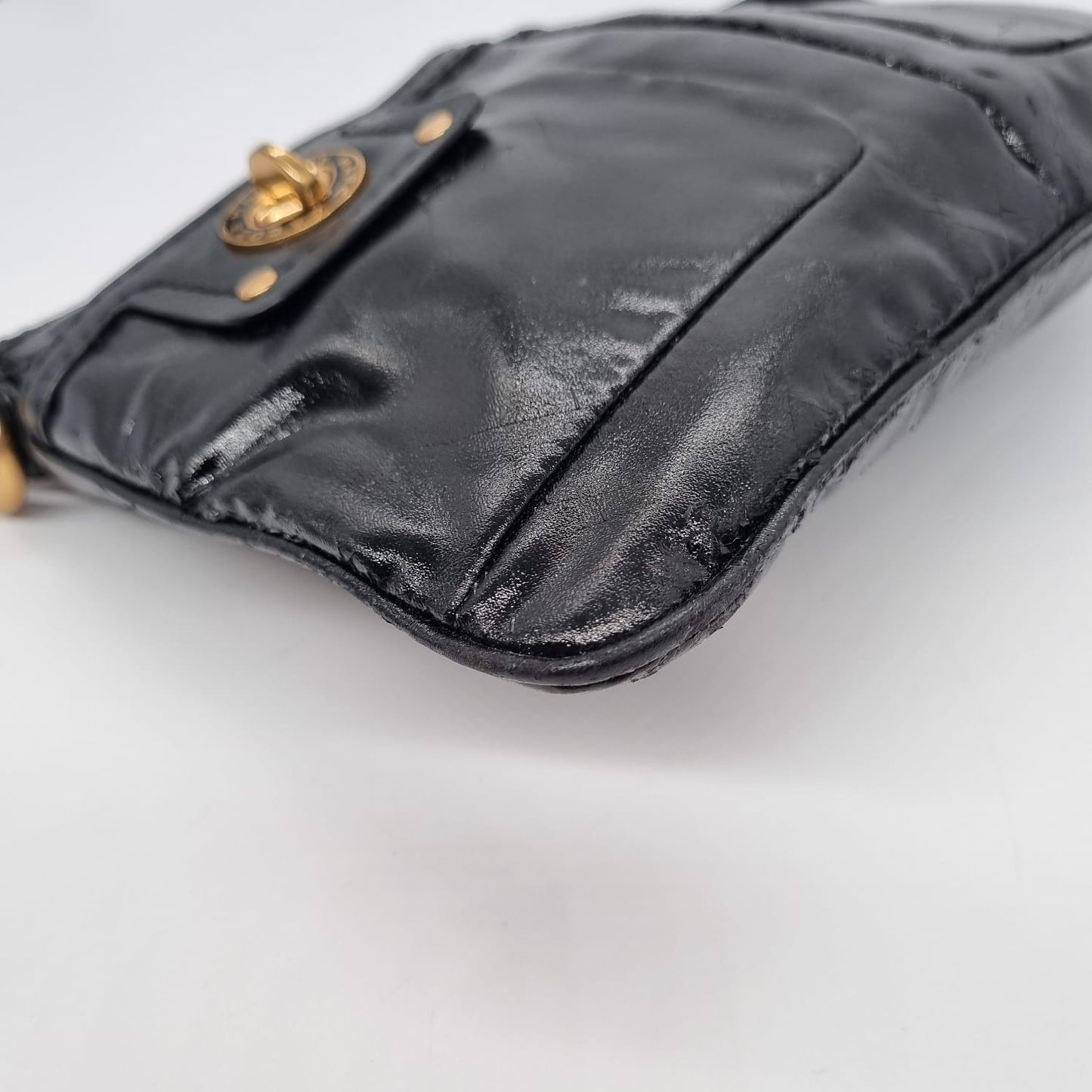 Marc Jacob Black Leather Clutch size 24x16