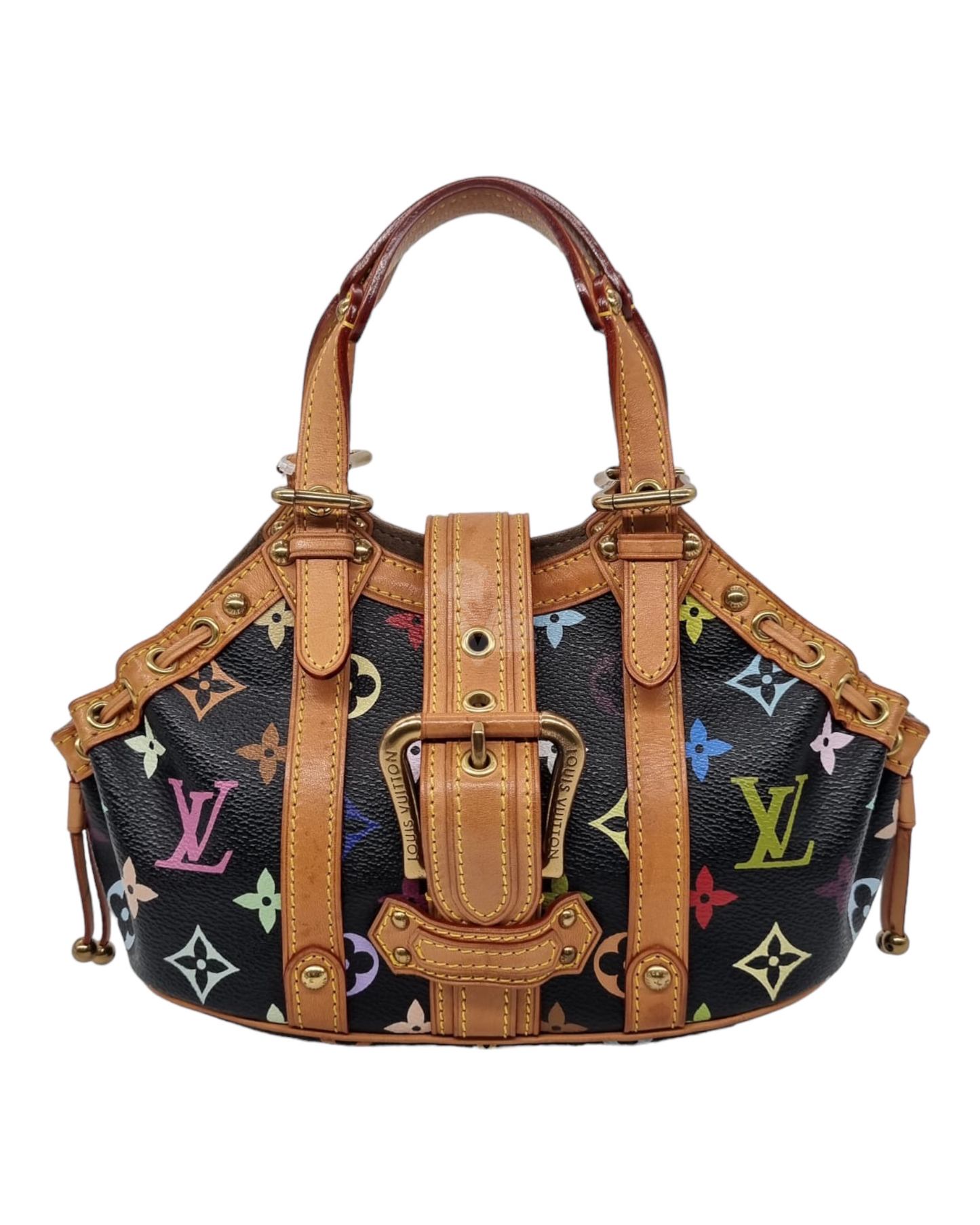 Louis Vuitton Theda Monogram PM Multicolor 2004 Size 21x7x14