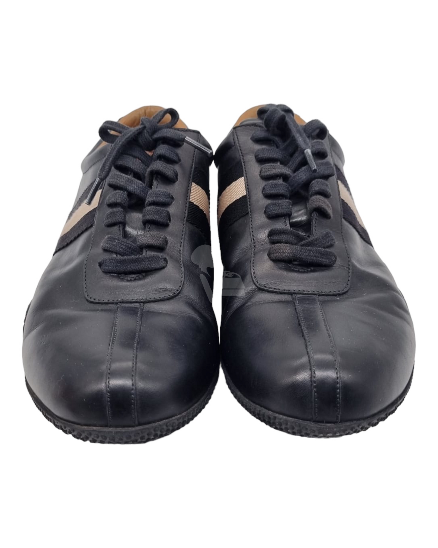 Bally Frenz Black Leather Size 10E insole 29.5