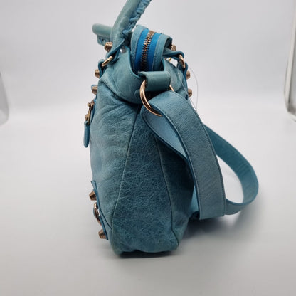 Balenciaga Giant City GHW Turquoise