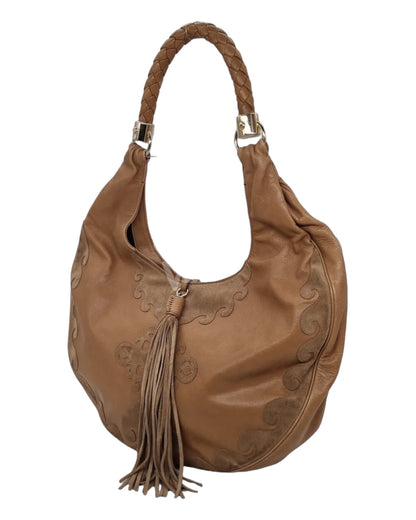 Yves Saint Laurent Borsa Brown Hobo Bag Size 30x7x23