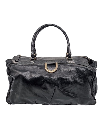 Gucci Patent Leather Black Handbag Size 40x11x32