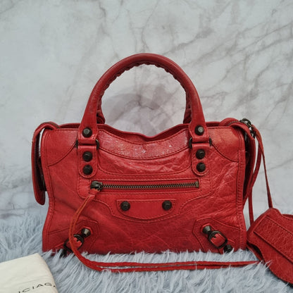 Balenciaga Mini City Red RHW #I 2013