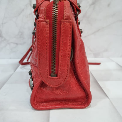 Balenciaga Mini City Red RHW #I 2013