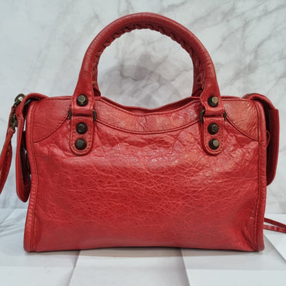 Balenciaga Mini City Red RHW #I 2013