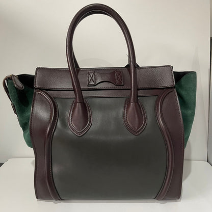 Celine Mini Luggage Burgundy 2012