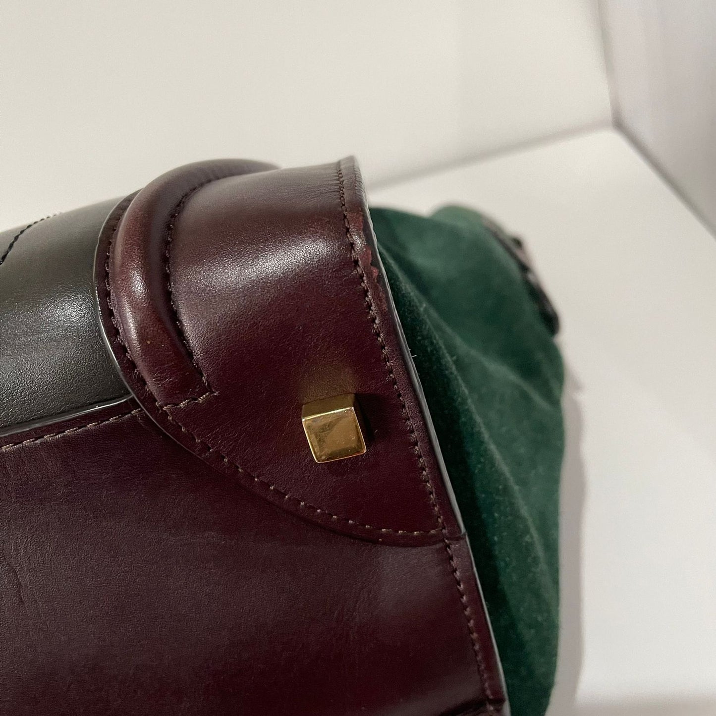 Celine Mini Luggage Burgundy 2012