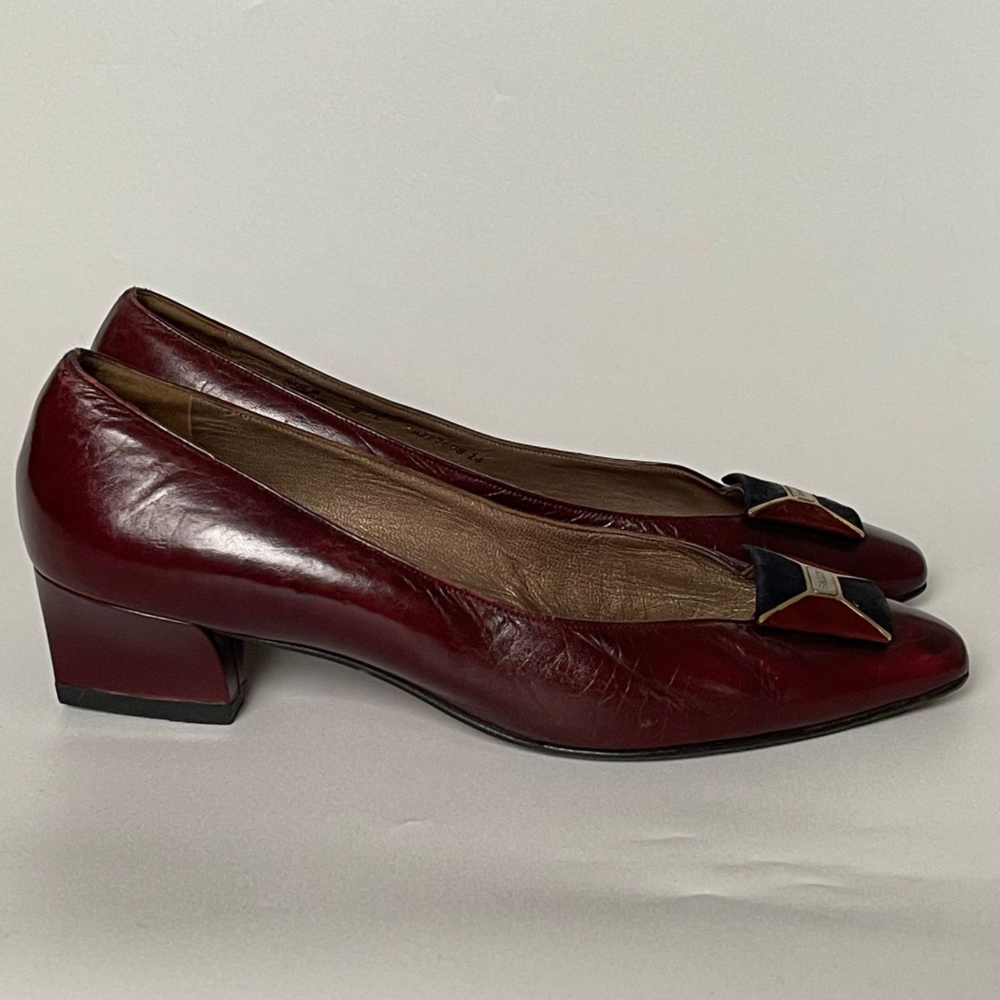 Bally Heels Burgundy