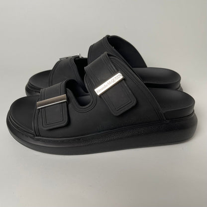 Alexander McQueen Sandal Rubber Birke Black