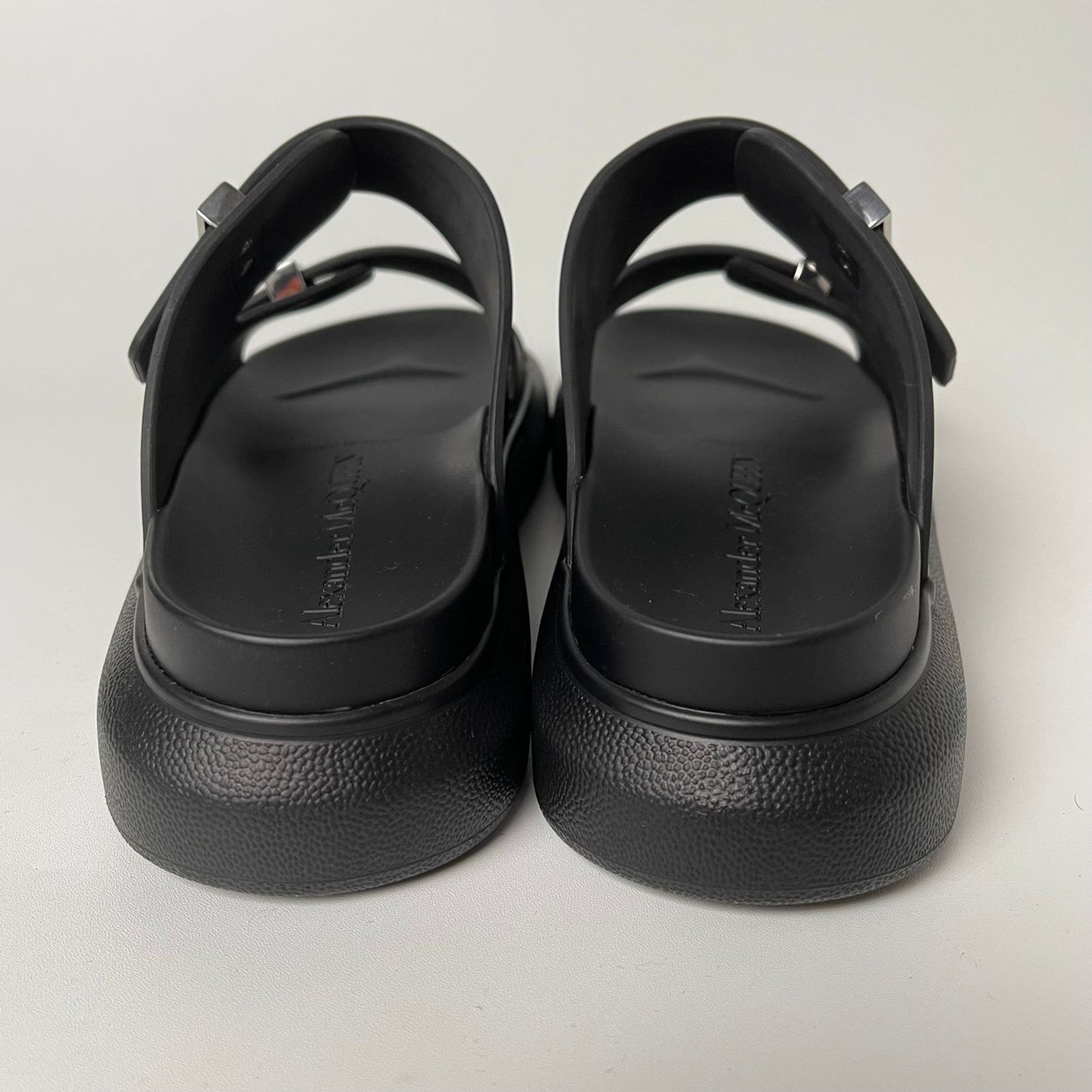 Alexander McQueen Sandal Rubber Birke Black