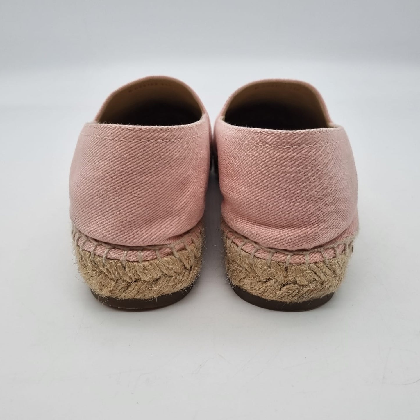 Chanel Espadrilles Pink Black Size 39/25