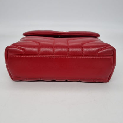 Yves Saint Laurent LouLou Toy Red SHW Size 20x7x14