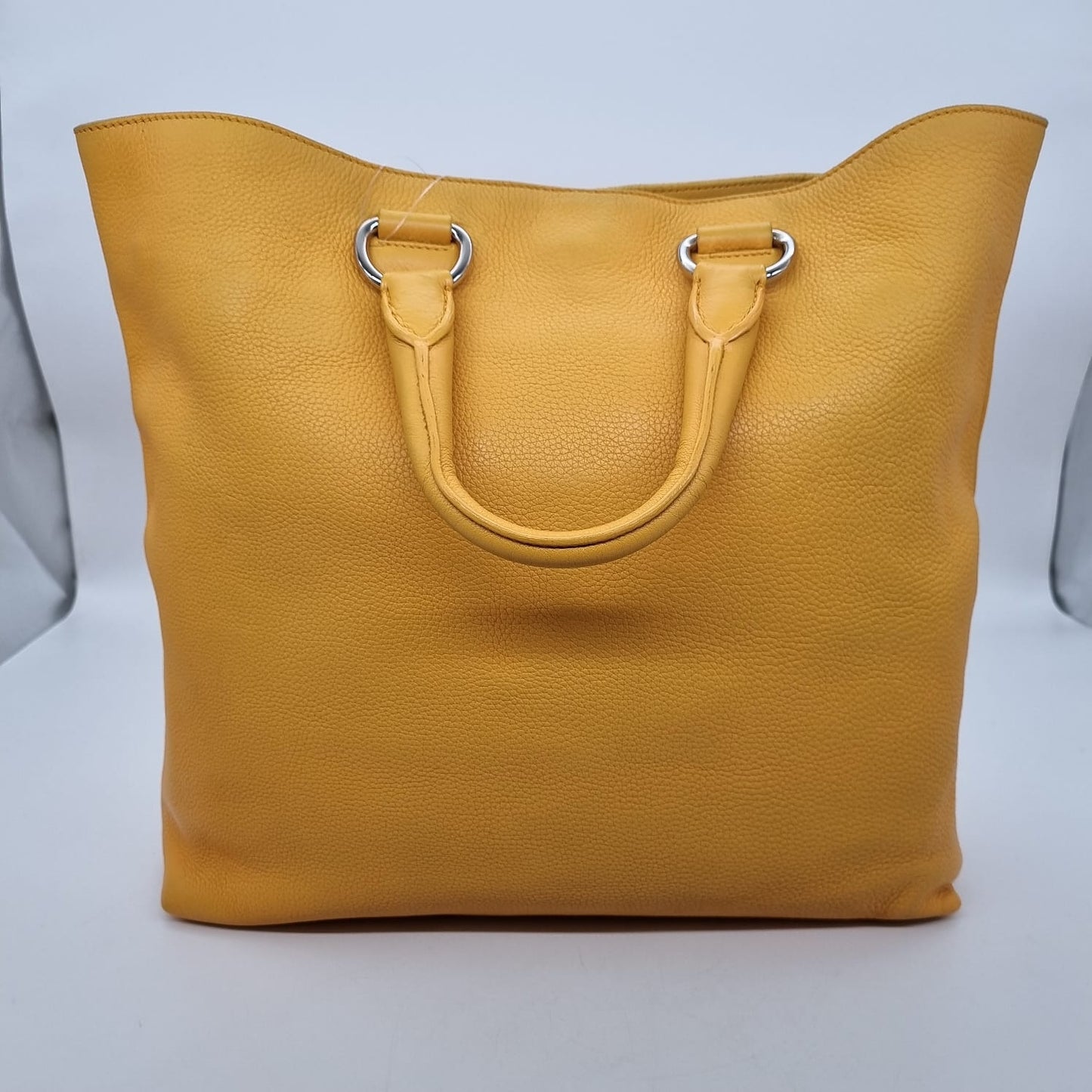 Prada Vitello Daino Leather Yellow Size 35x11x35