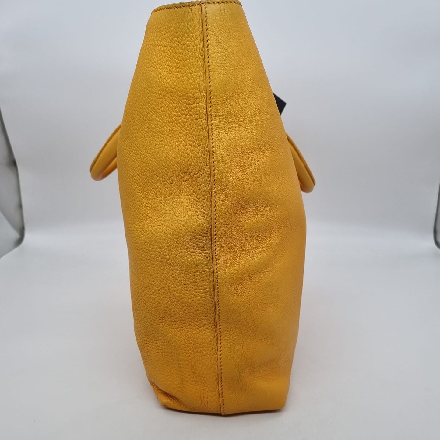 Prada Vitello Daino Leather Yellow Size 35x11x35