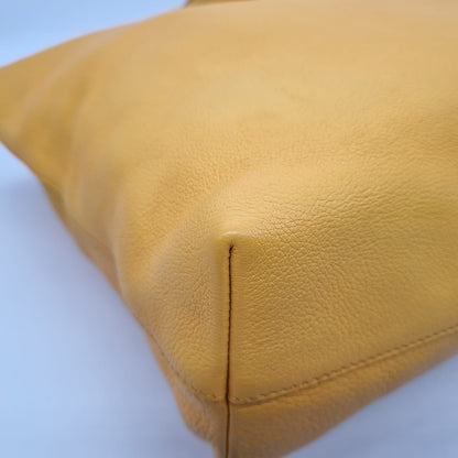 Prada Vitello Daino Leather Yellow Size 35x11x35