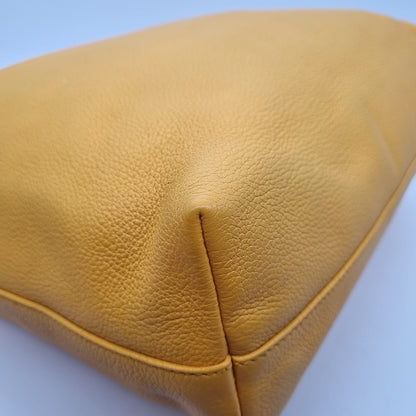 Prada Vitello Daino Leather Yellow Size 35x11x35