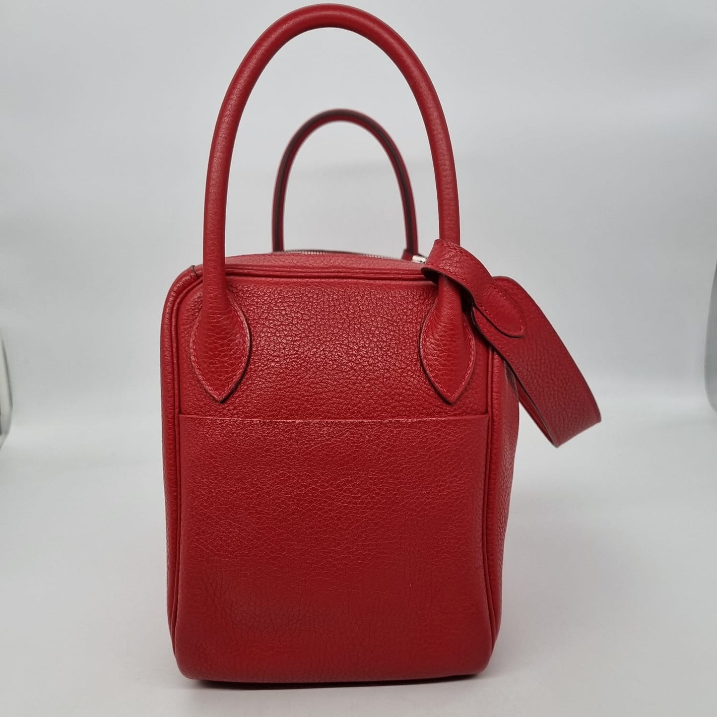 Hermes Lindy 30 Rouge Clemence PHW #X 2016 Size 30x15x20