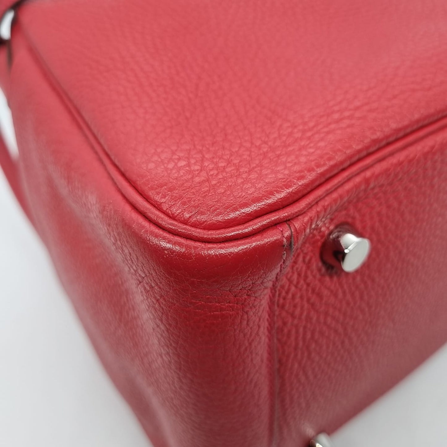 Hermes Lindy 30 Rouge Clemence PHW #X 2016 Size 30x15x20