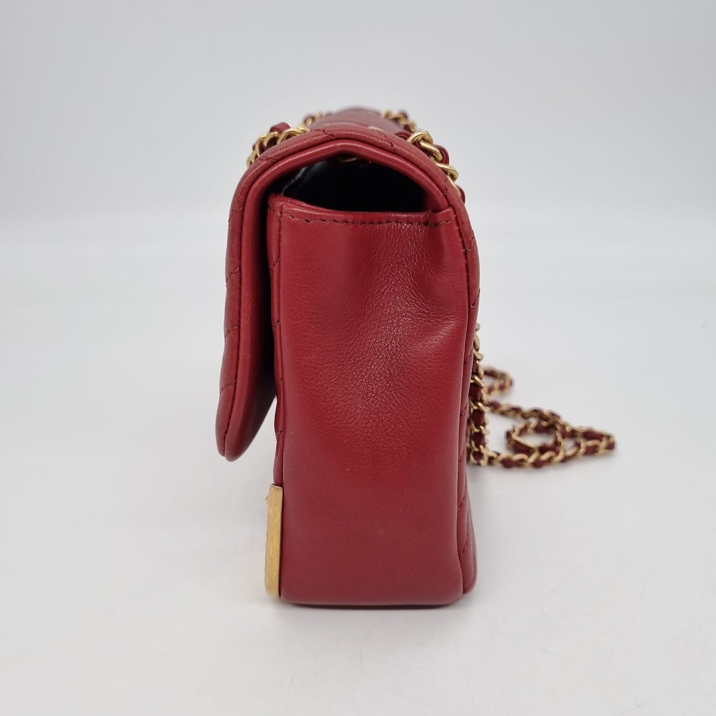 Chanel Rock The Corner Flap Bag Red #26