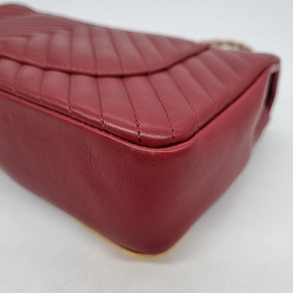 Chanel Rock The Corner Flap Bag Red #26