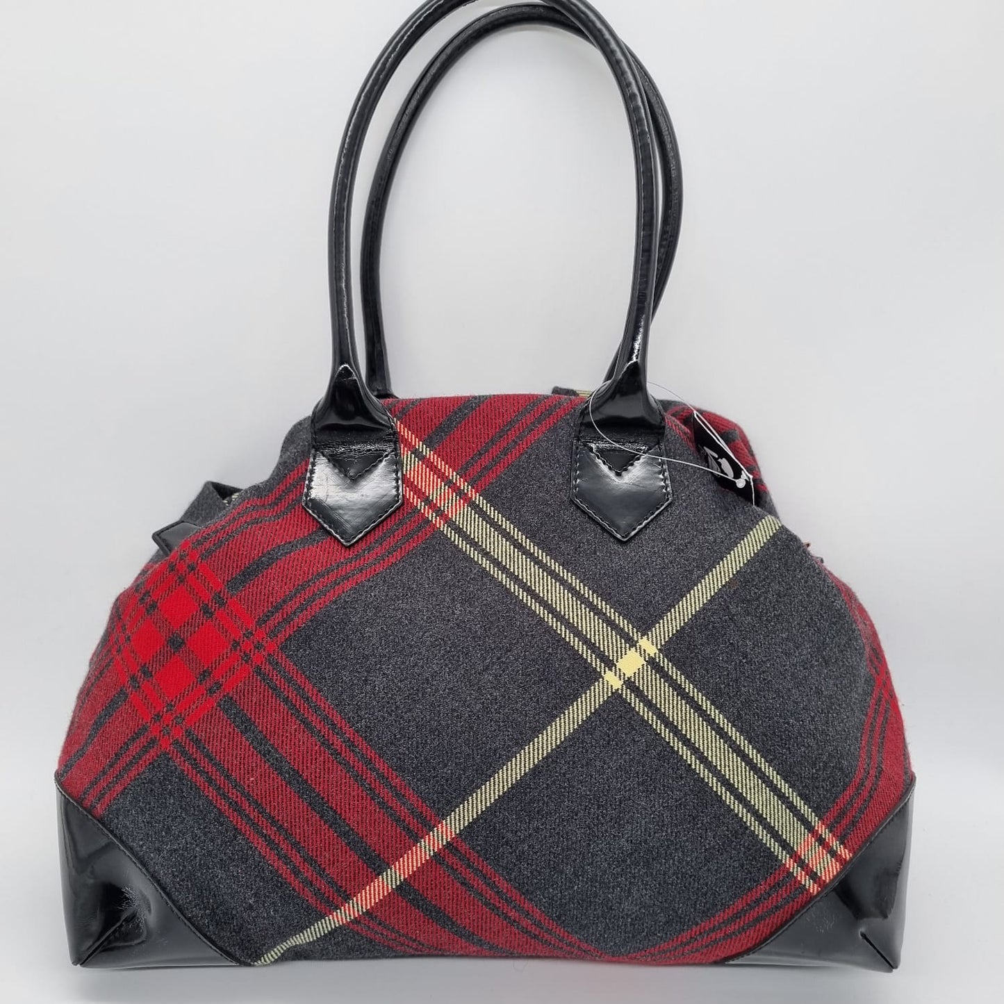 Viviene Westwood Tartan Handbag Size 38x17x30