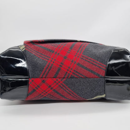 Viviene Westwood Tartan Handbag Size 38x17x30