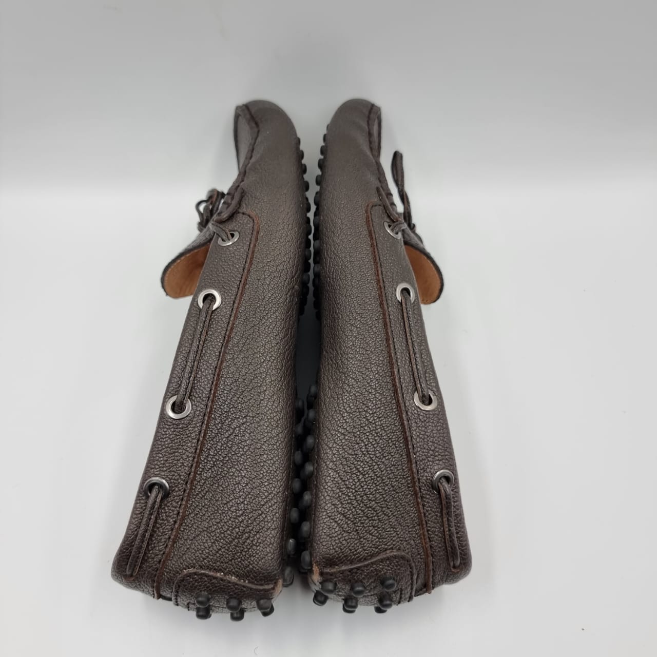 Tod's Gommini Slip On Leather Brown Size 37,5/25