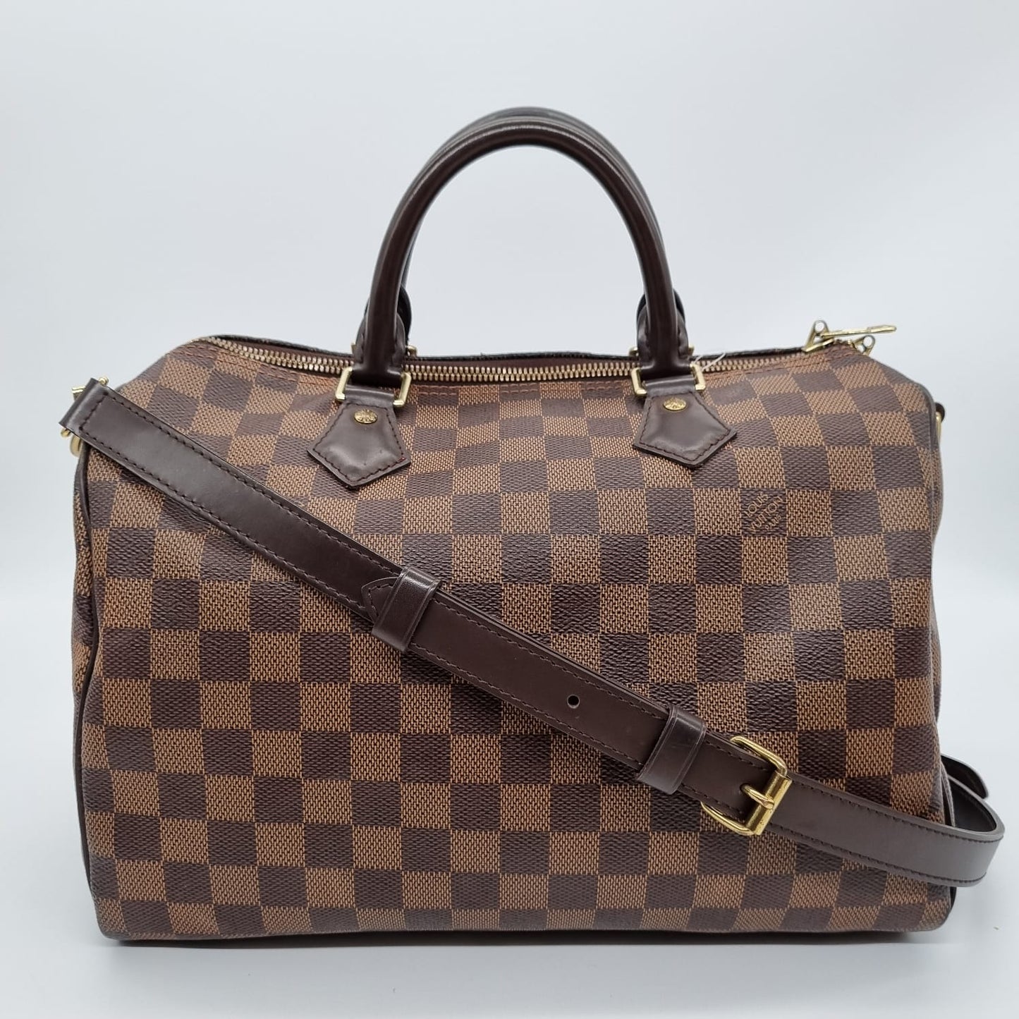 Louis Vuitton Speedy Bandou 30 Damier 2017 Size 30x17x20