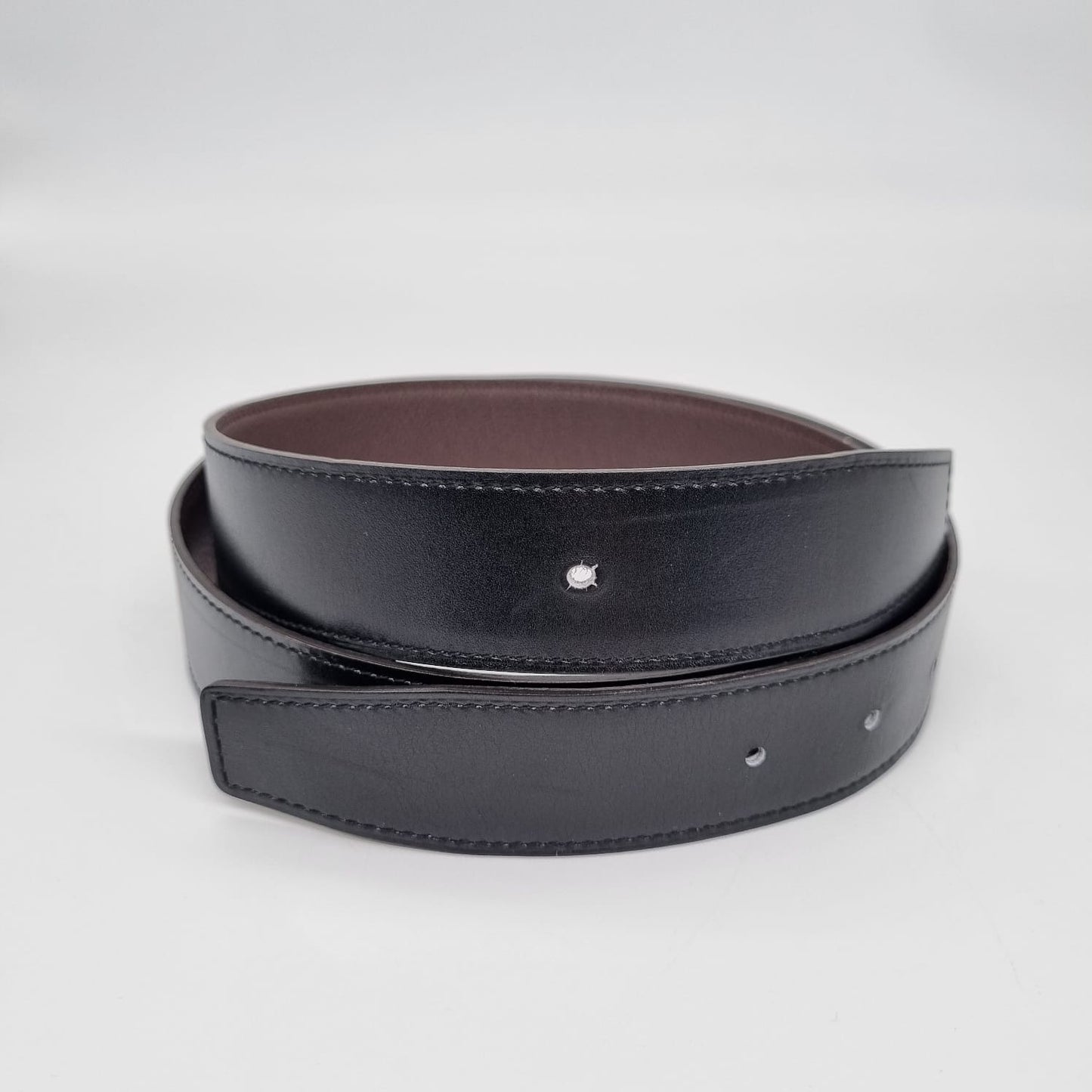 Hermes Belt Black Choco #R 2014 Size 95