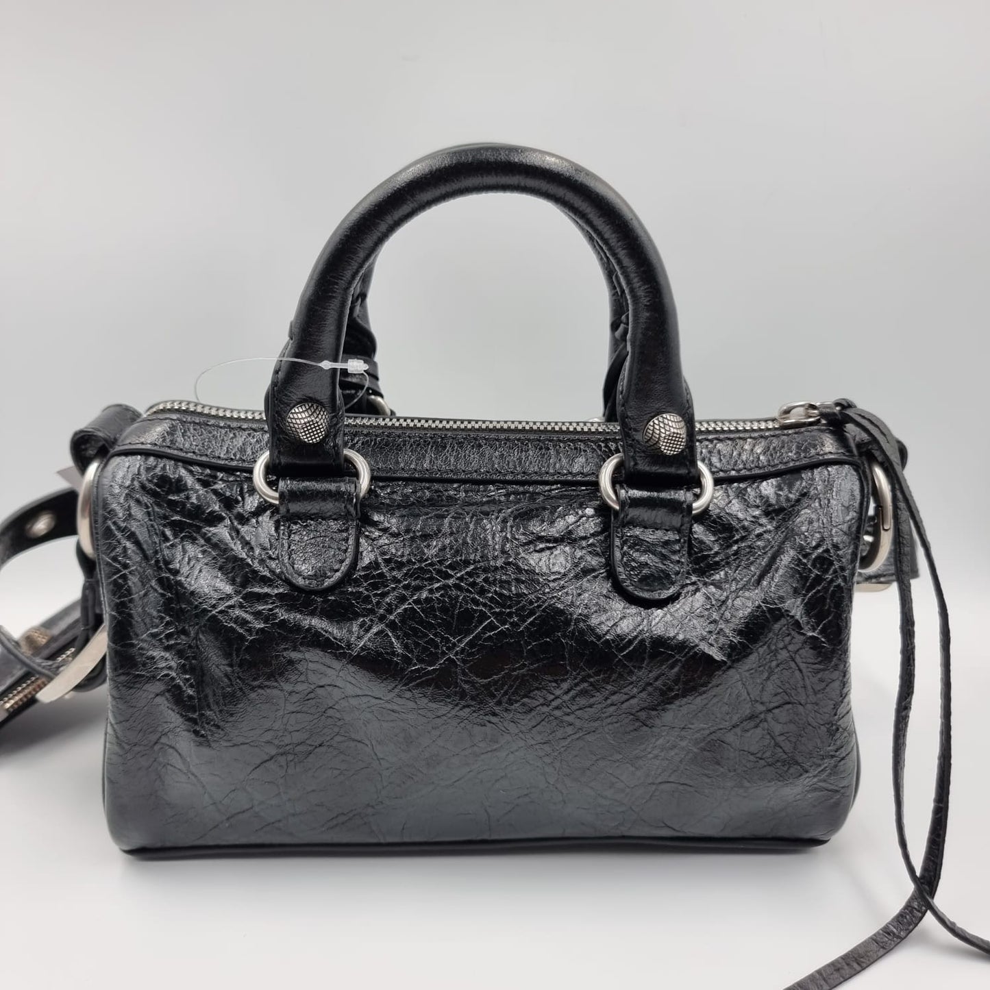 Balenciaga Mini City Le Cagole Black SHW #P 2023 Size 22x9x15