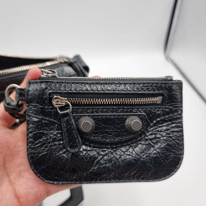 Balenciaga Mini City Le Cagole Black SHW #P 2023 Size 22x9x15