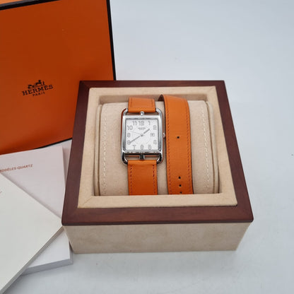 Hermes Cape Cod Watch Small Orange 31mm #N 2010