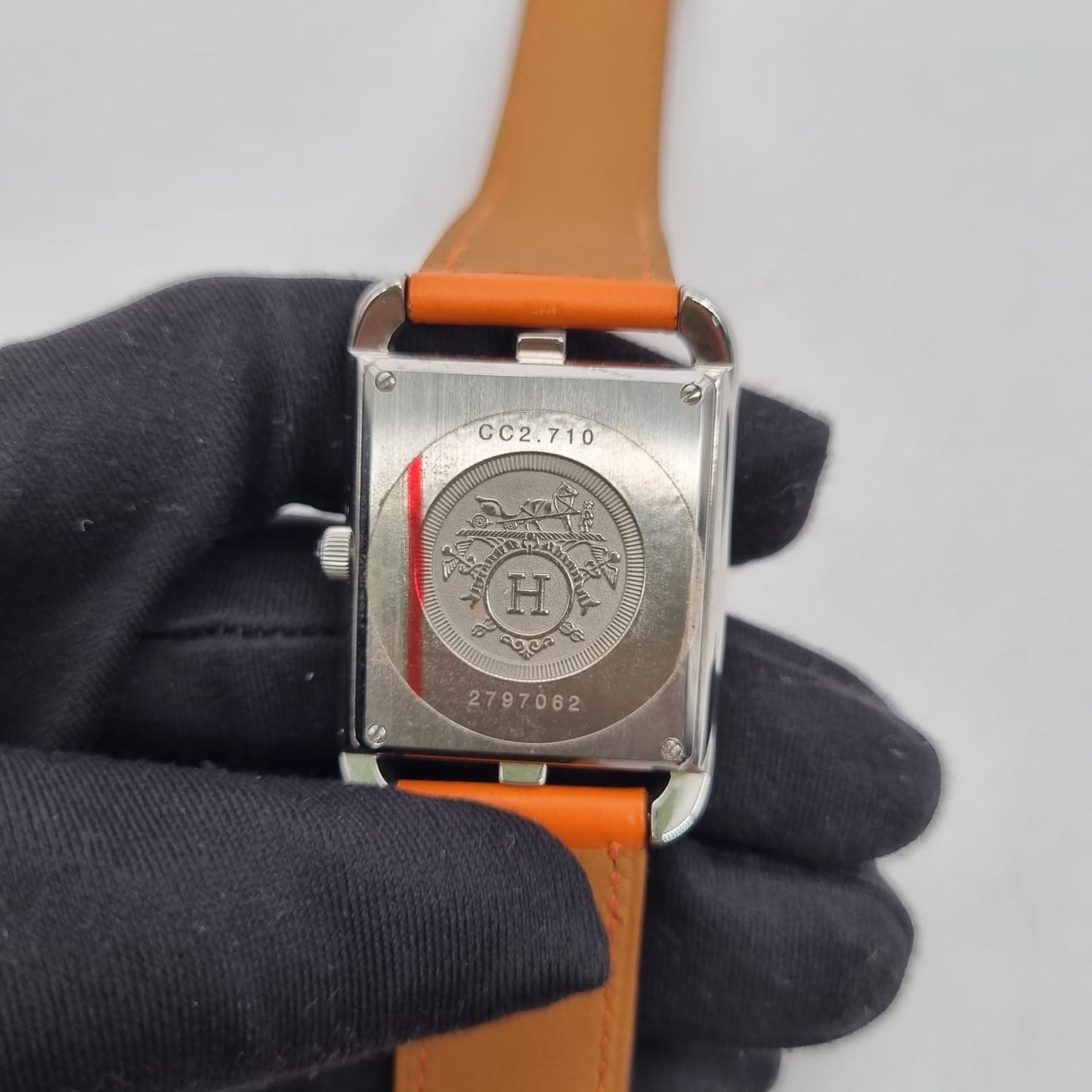 Hermes Cape Cod Watch Small Orange 31mm #N 2010