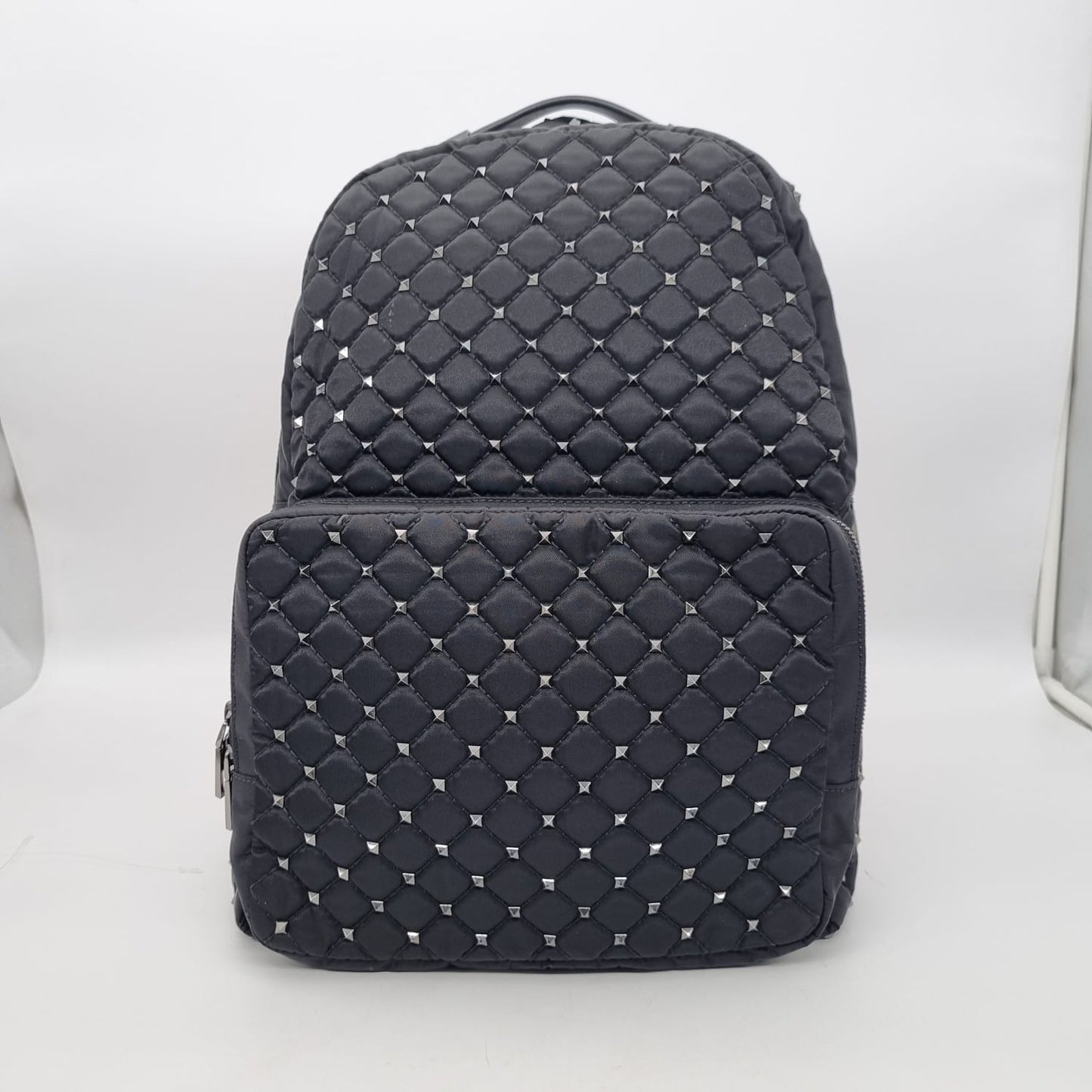 Valentino Garavani Rockstud Backpack Spike Black Size 30x10x40