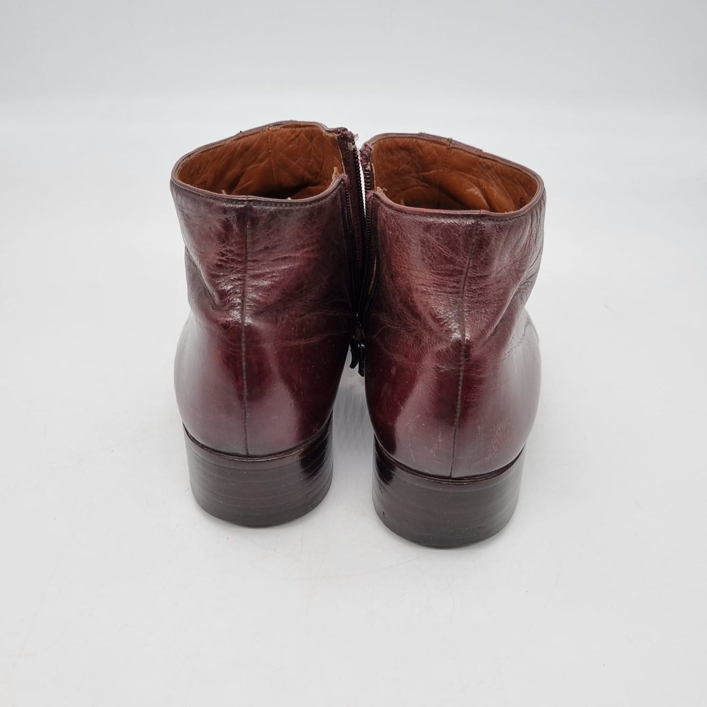 Bally Ankle Club Boots Leather Brown Size 5,5E/25,5