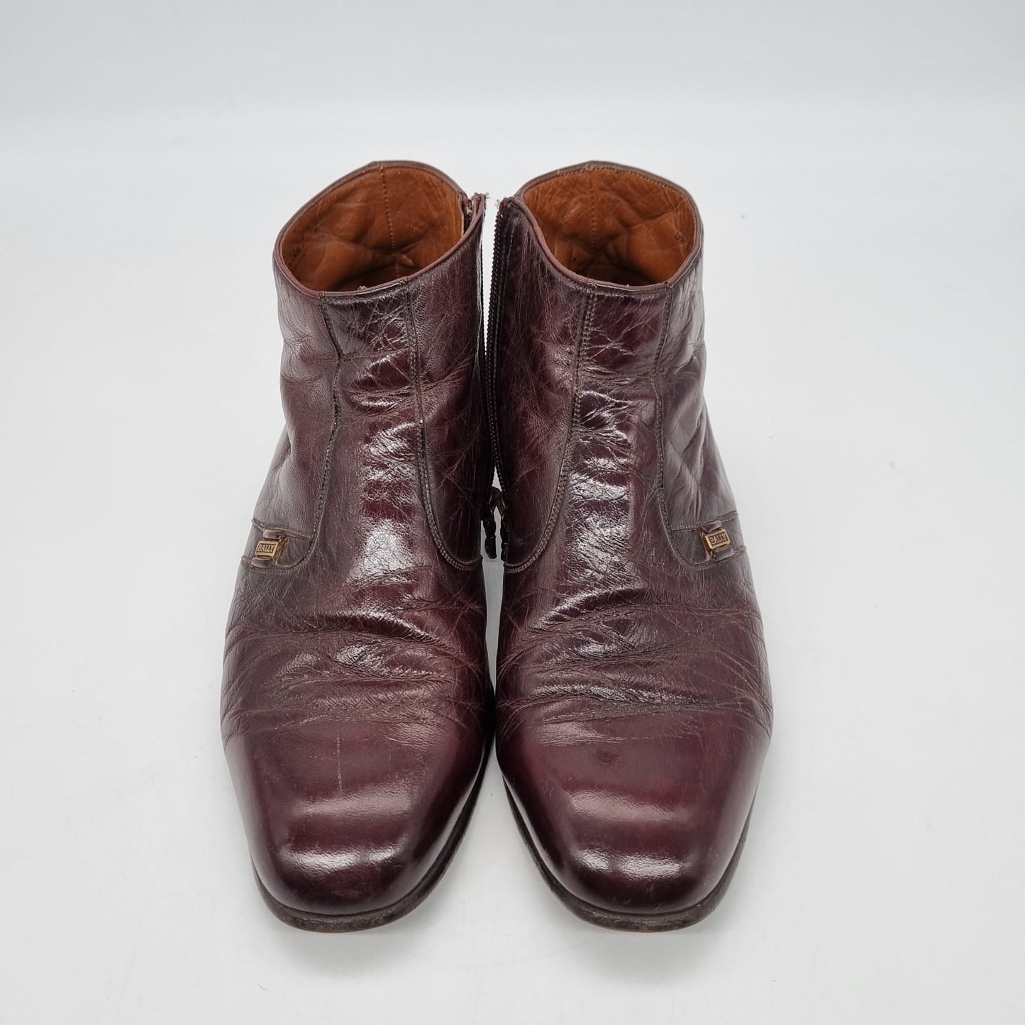 Bally Ankle Club Boots Leather Brown Size 5,5E/25,5