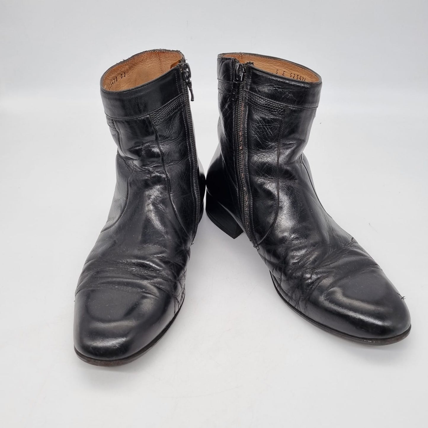 Bally Leather Boots Black Size 5E/25