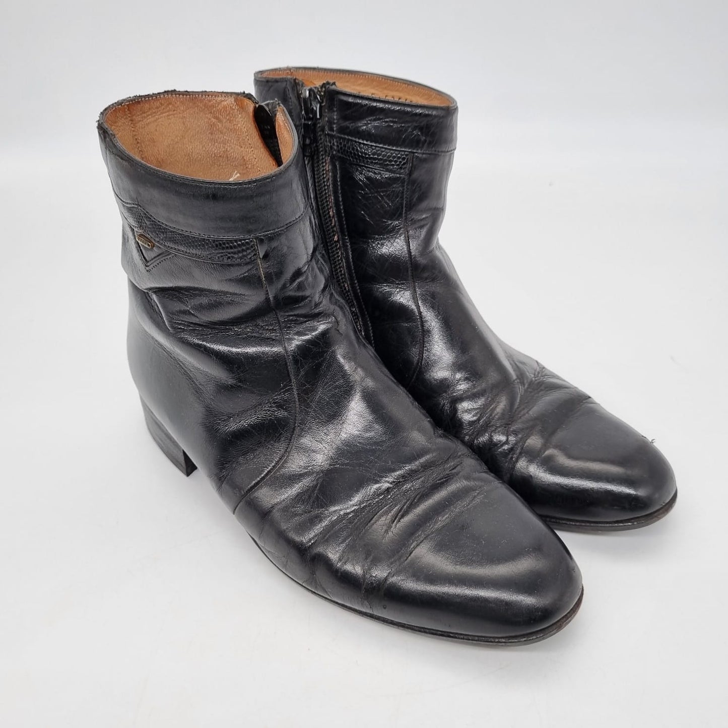 Bally Leather Boots Black Size 5E/25