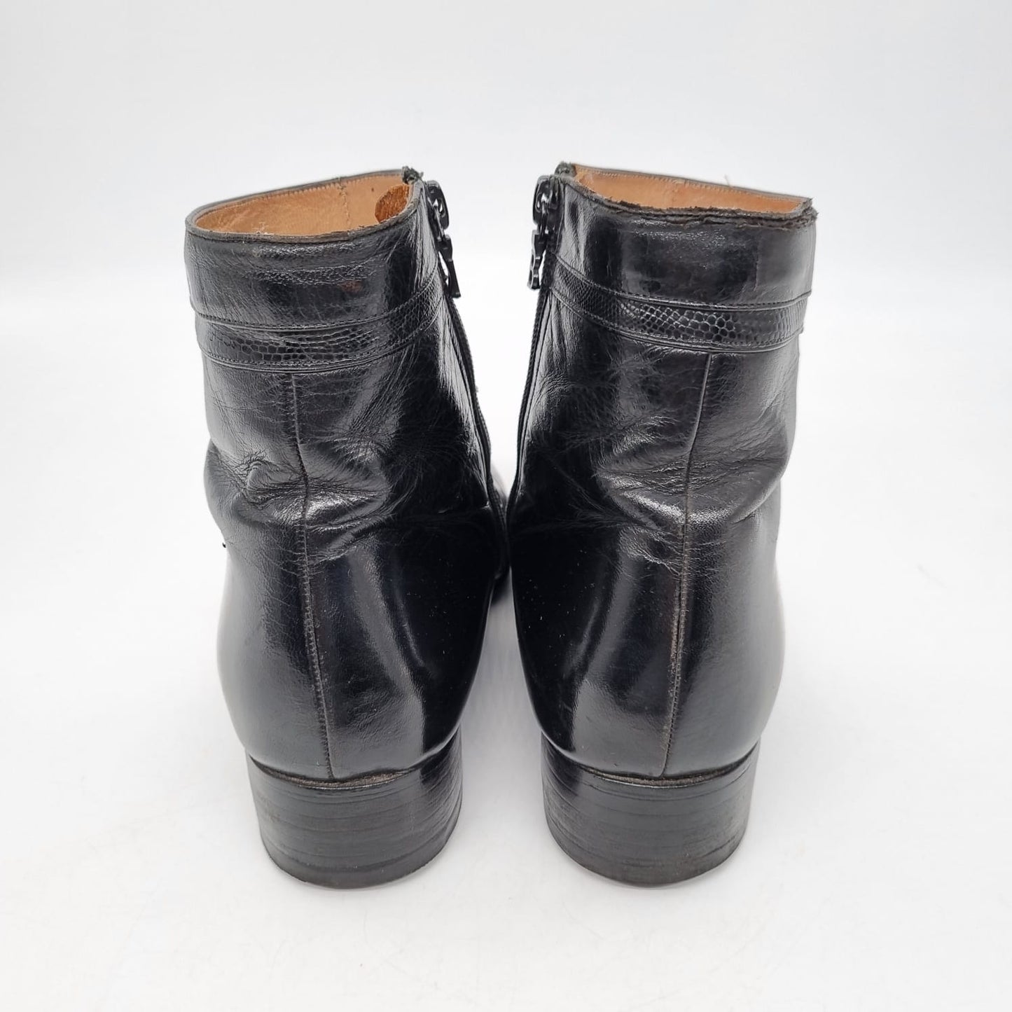 Bally Leather Boots Black Size 5E/25