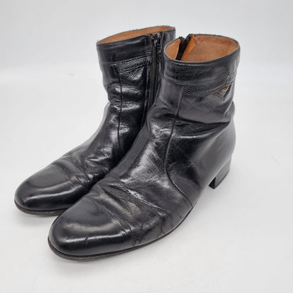 Bally Leather Boots Black Size 5E/25