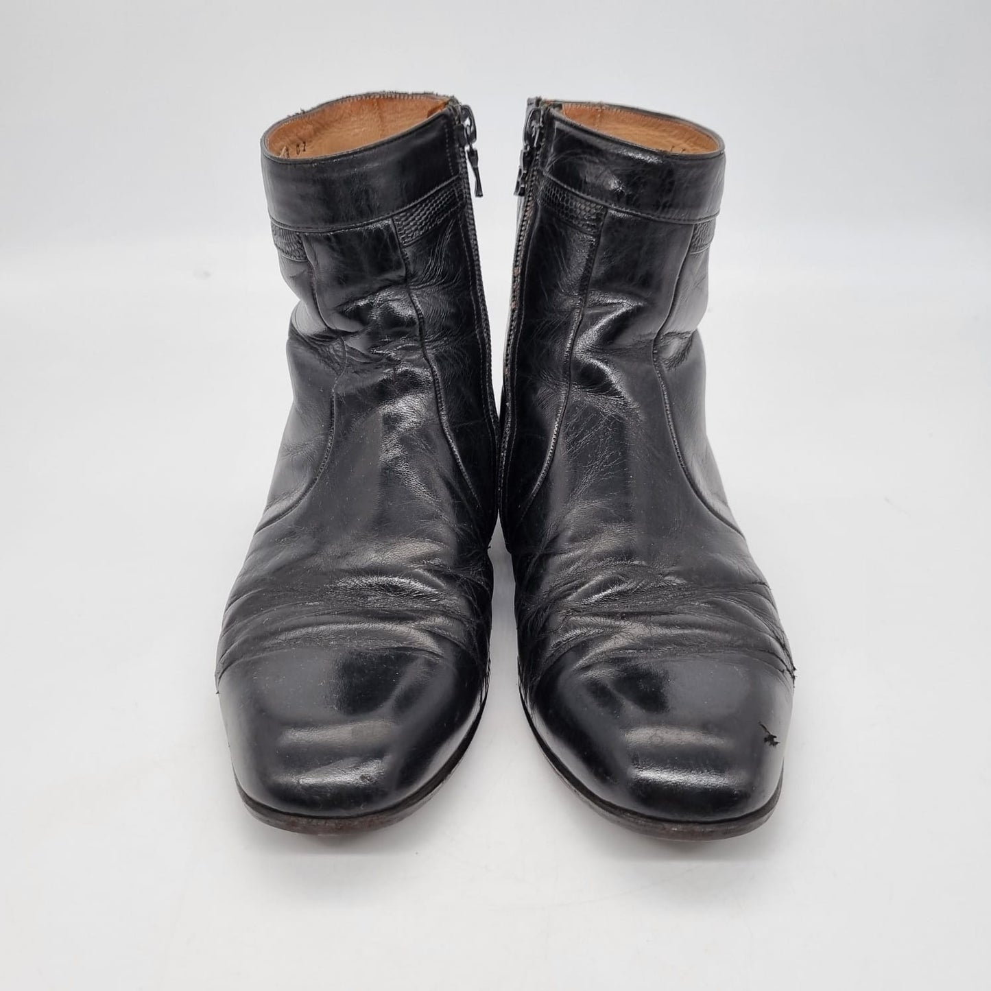 Bally Leather Boots Black Size 5E/25