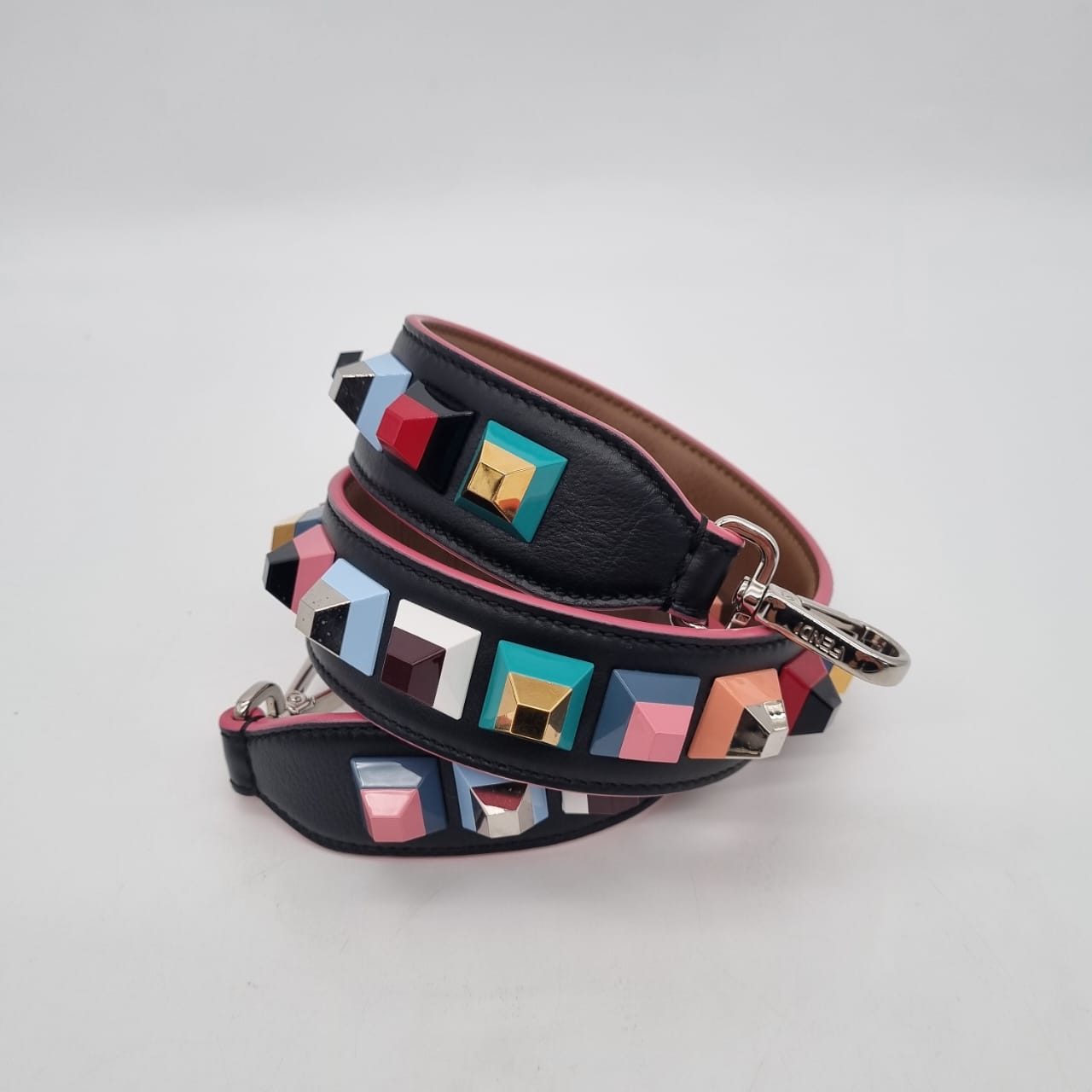 Fendi Tracolla Bicolor Strap P. 91cm