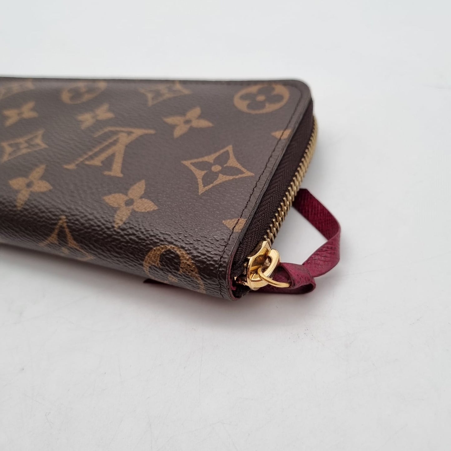 Louis Vuitton Monogram Zip Long Wallet CHIP Size 19x9