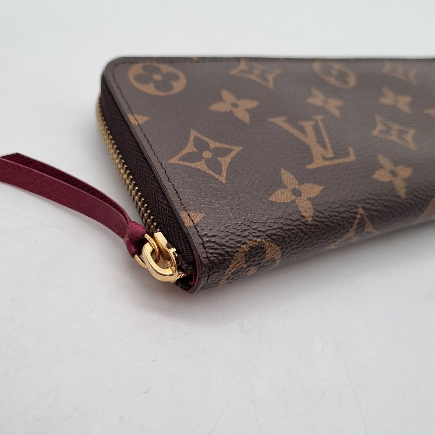 Louis Vuitton Monogram Zip Long Wallet CHIP Size 19x9