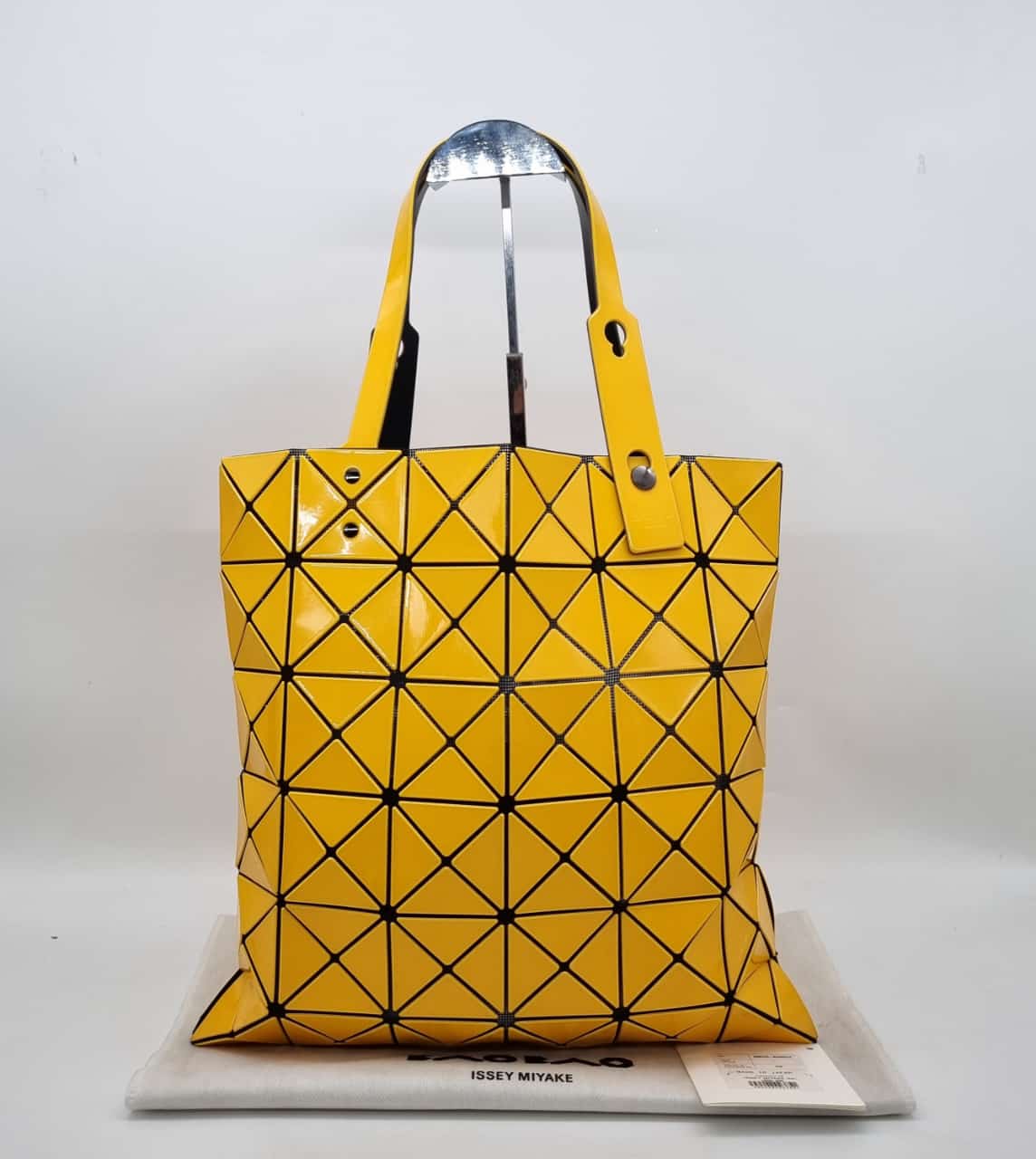 Bao Bao Issey Miyake Tote Yellow Size 34x34