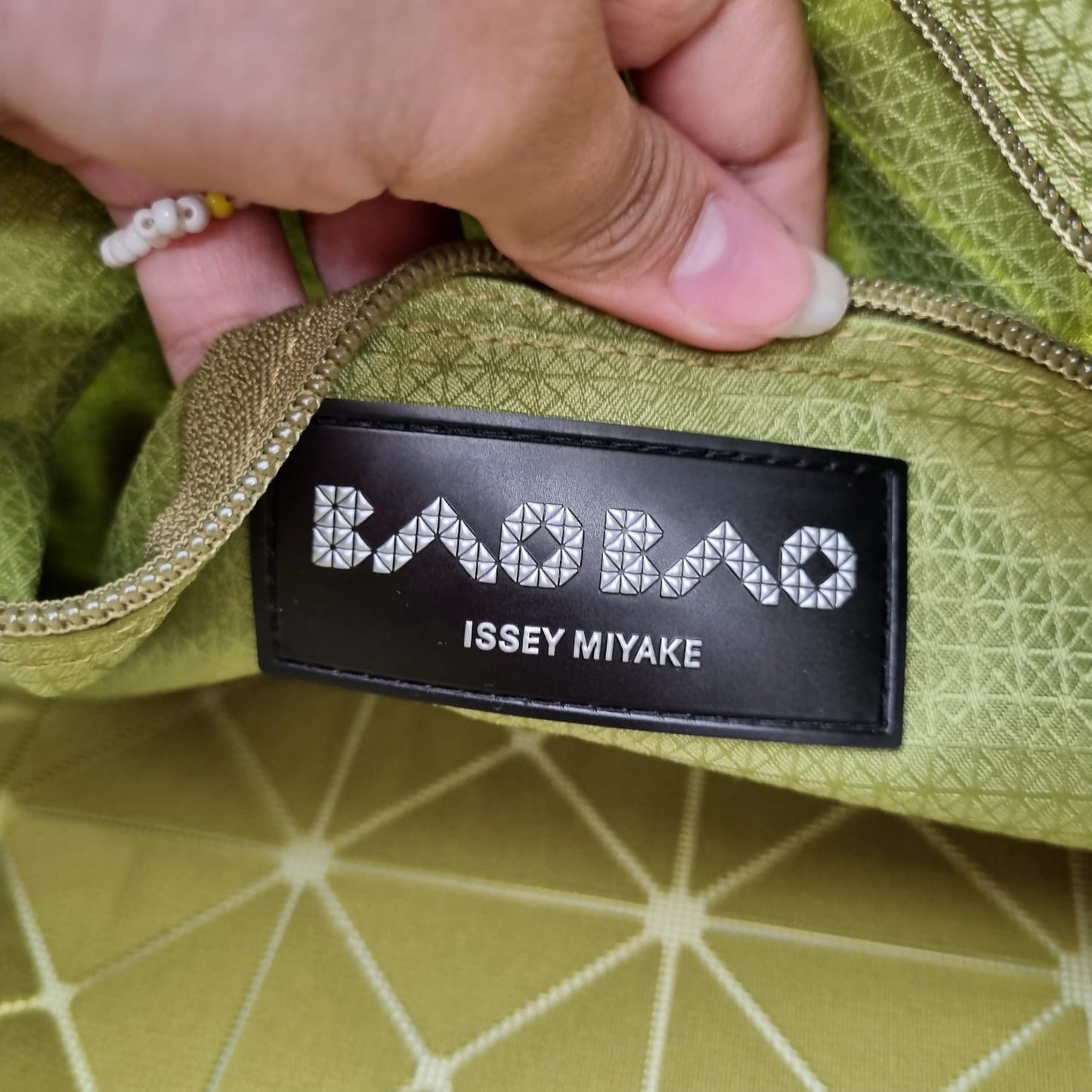 Bao Bao Issey Miyake Tote Sage Green Size 35x35