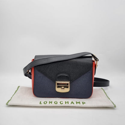 Longchamp Heritage Crossbody Bag Two Color Size 21x7x16