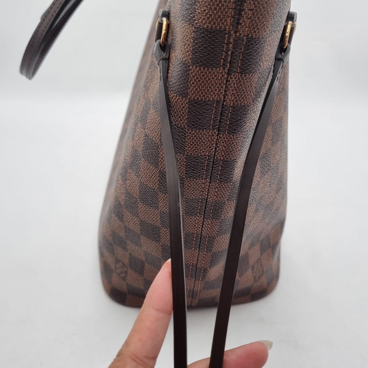 Louis Vuitton Neverfull MM Damier Ebene 2019 Size 31x16x28